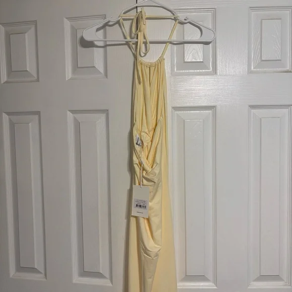 Peppermayo Just In Time Maxi Dress Yellow NWT - Picture 3 of 9